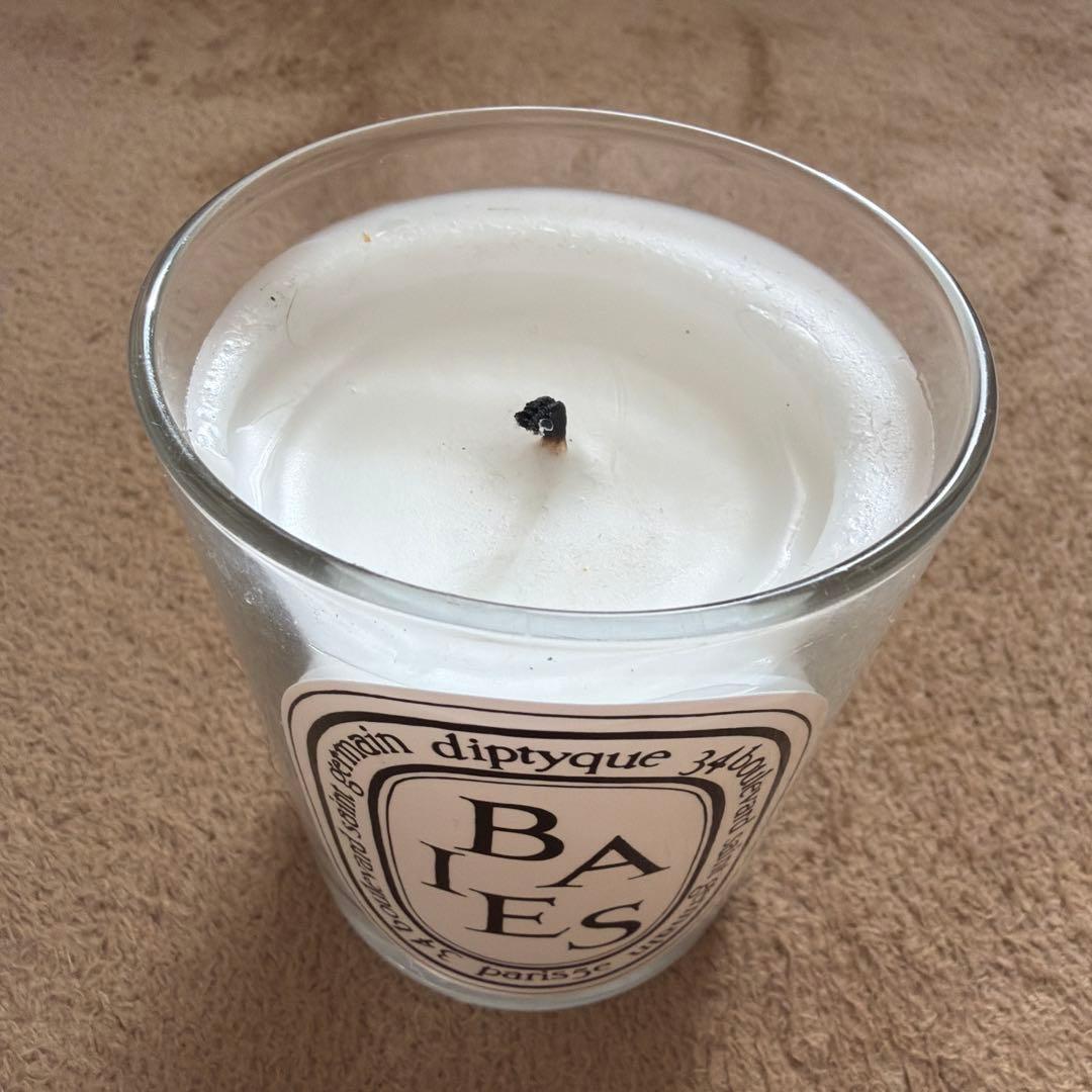 diptyque BAIES アロマキャンドル残量沢山ミニソープ付き