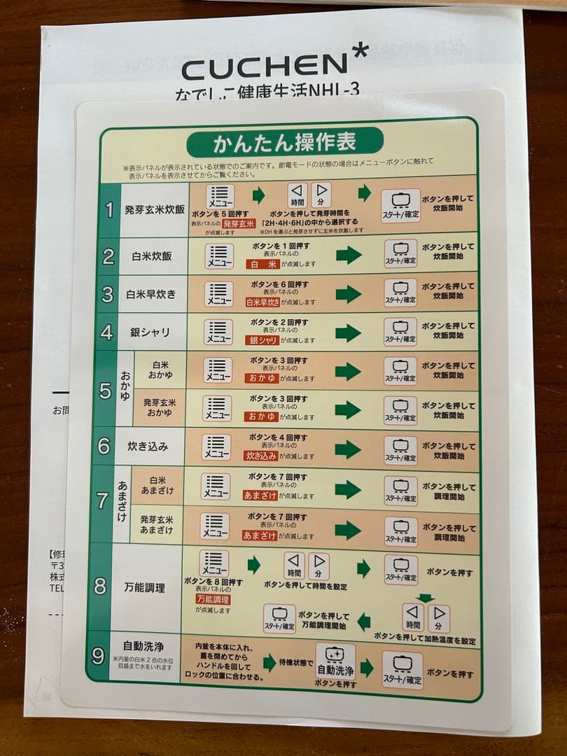 CUCHEN 炊飯器 ホワイト