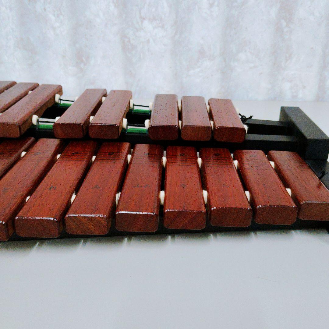 【美品】ヤマハ 木琴 半音階 32音 マレット付き TX-6 廃盤品