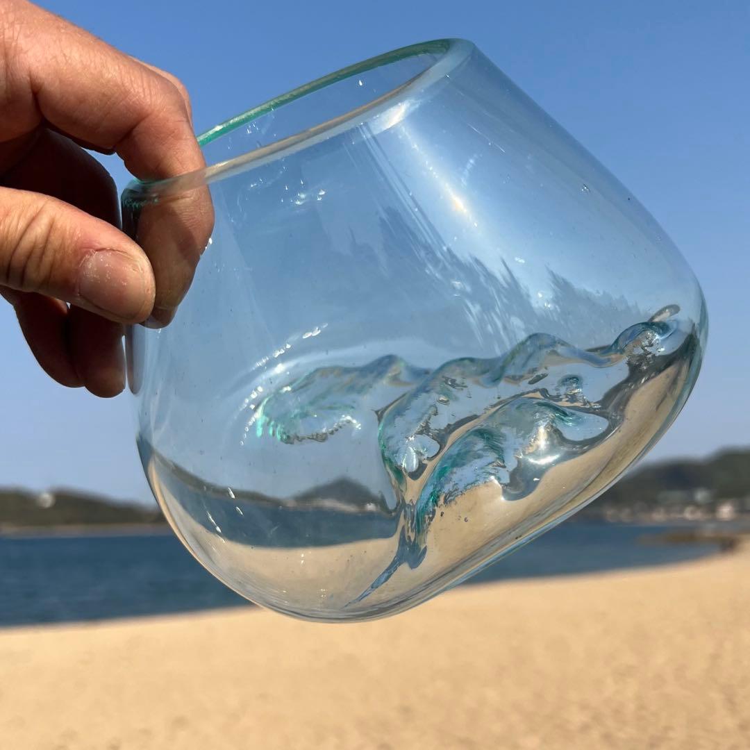 流木ガラス オブジェXSN バリ島 花瓶 金魚鉢 メダカ水槽 テラリウム アート