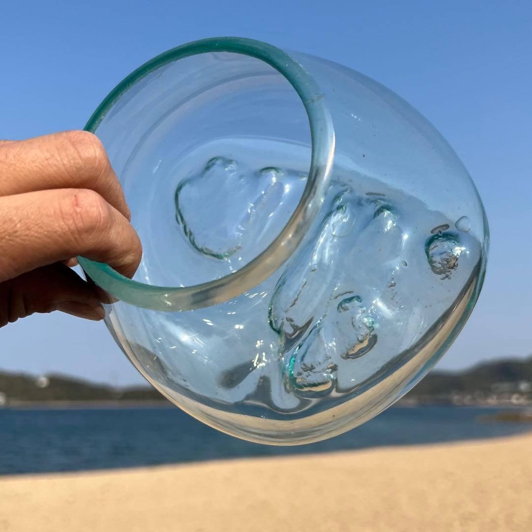 流木ガラス オブジェXSN バリ島 花瓶 金魚鉢 メダカ水槽 テラリウム アート