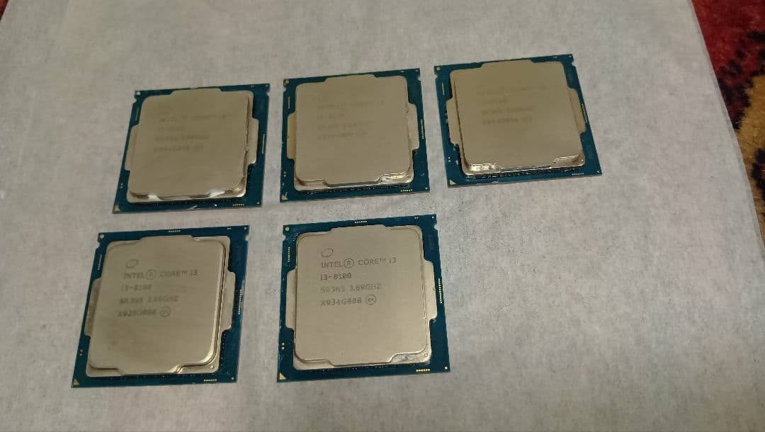 CPU i3+8100 5台セート