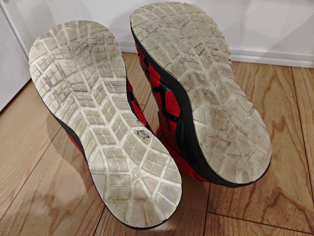 ASICS CP304 BOA レッド安全靴