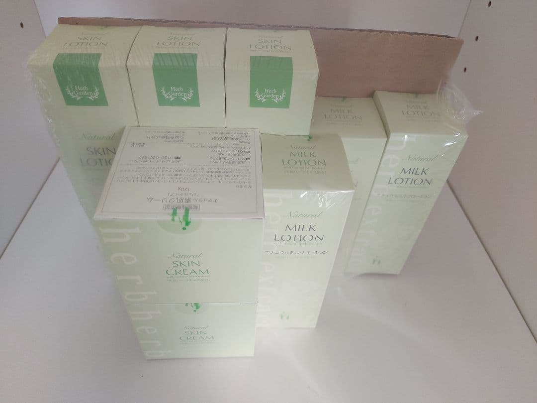 ナチュラルスキンクリーム＆ミルクローションセット