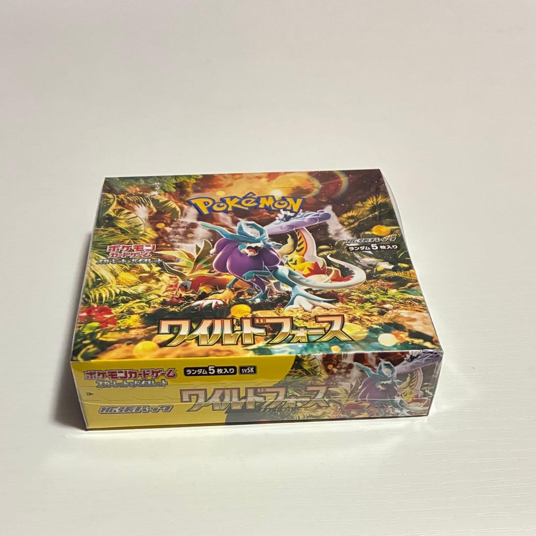 【シュリンク付】ポケモンカードゲーム　ワイルドフォース1BOX