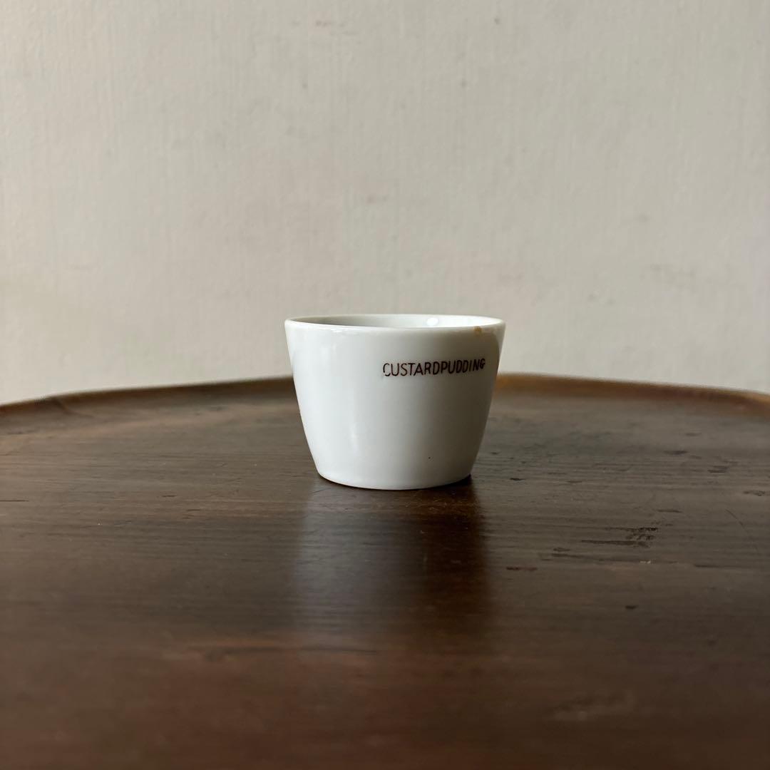 古い不二家プリンカップ　１点　③アンティーク　昭和レトロ　骨董　酒器　盃