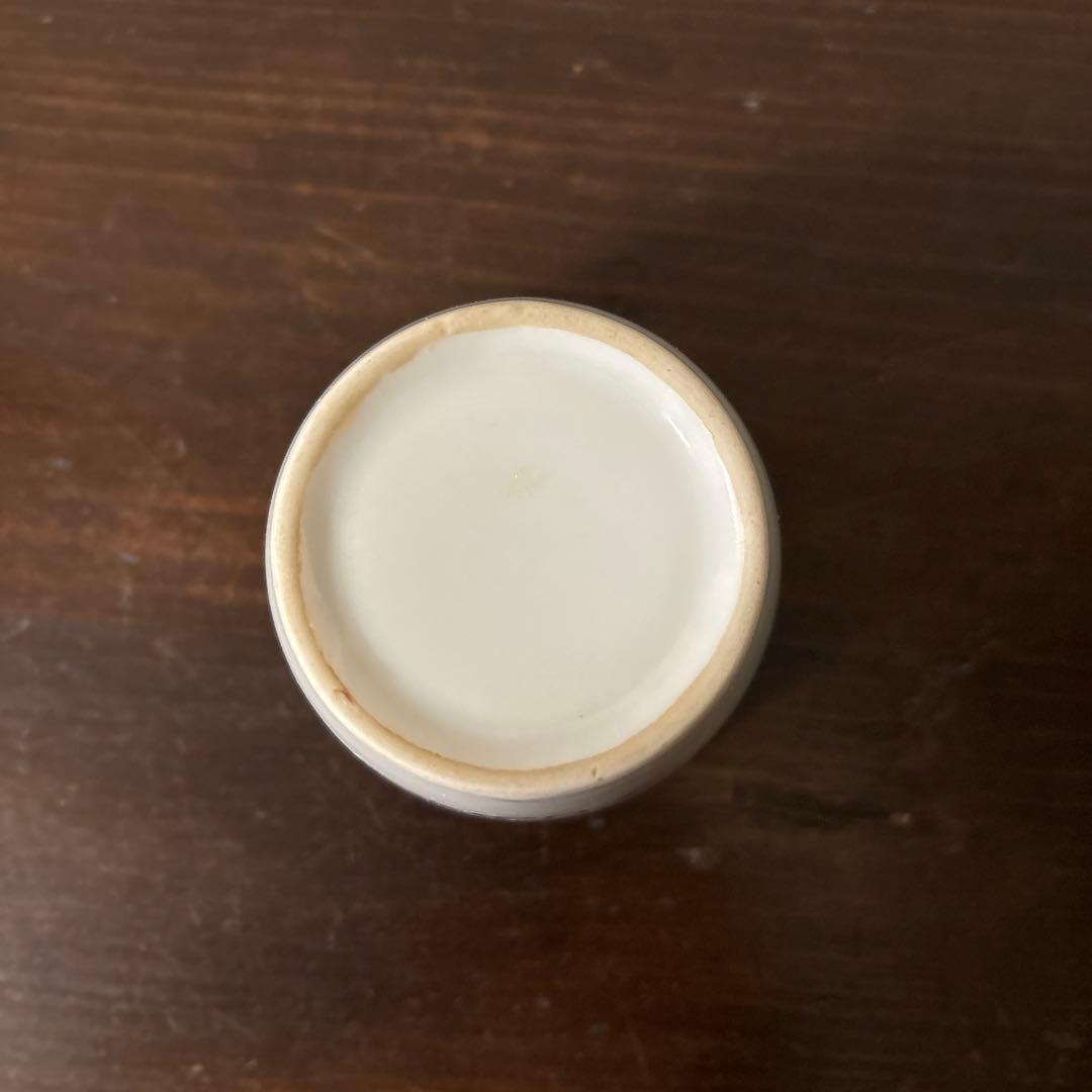 古い不二家プリンカップ　１点　③アンティーク　昭和レトロ　骨董　酒器　盃