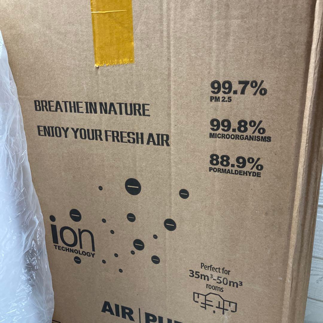 AIR PURIFIER 空気清浄機 ホワイト　美品　リモコン　説明書付き