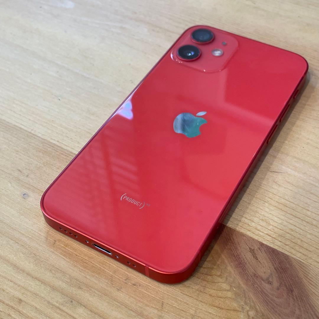 iPhone 12 mini 256GB ProductRed FaceID不可