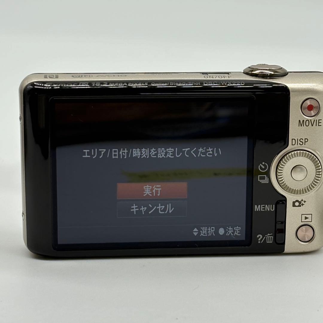 SONY DSC-WX220 動作確認済み 美品 本体＋バッテリー