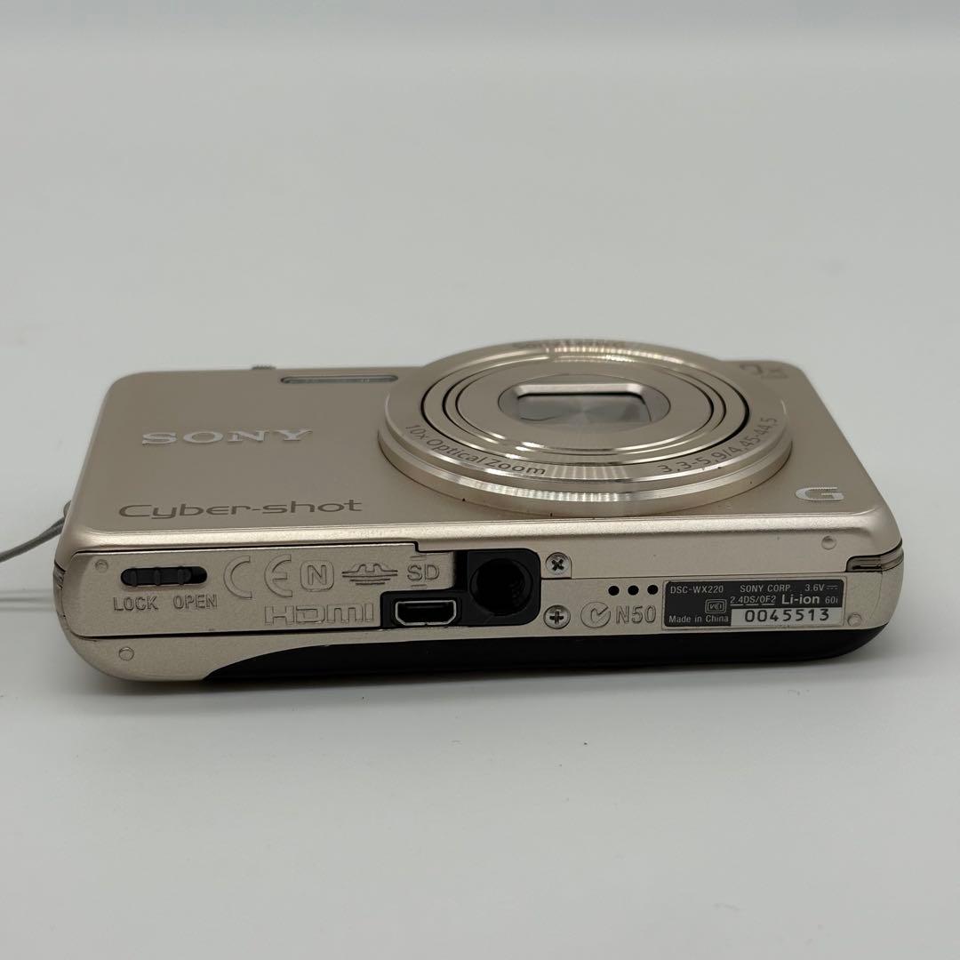 SONY DSC-WX220 動作確認済み 美品 本体＋バッテリー
