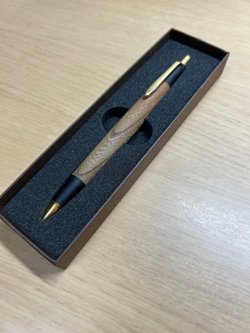 ボナンペン 欅 シャーペン　0.5　真鍮金具
