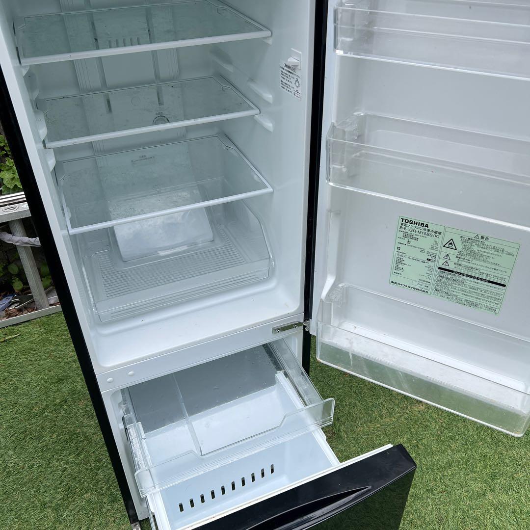【横浜市内】東芝 153L 2ドア冷蔵庫 新生活　一人暮らしGR-M15BS