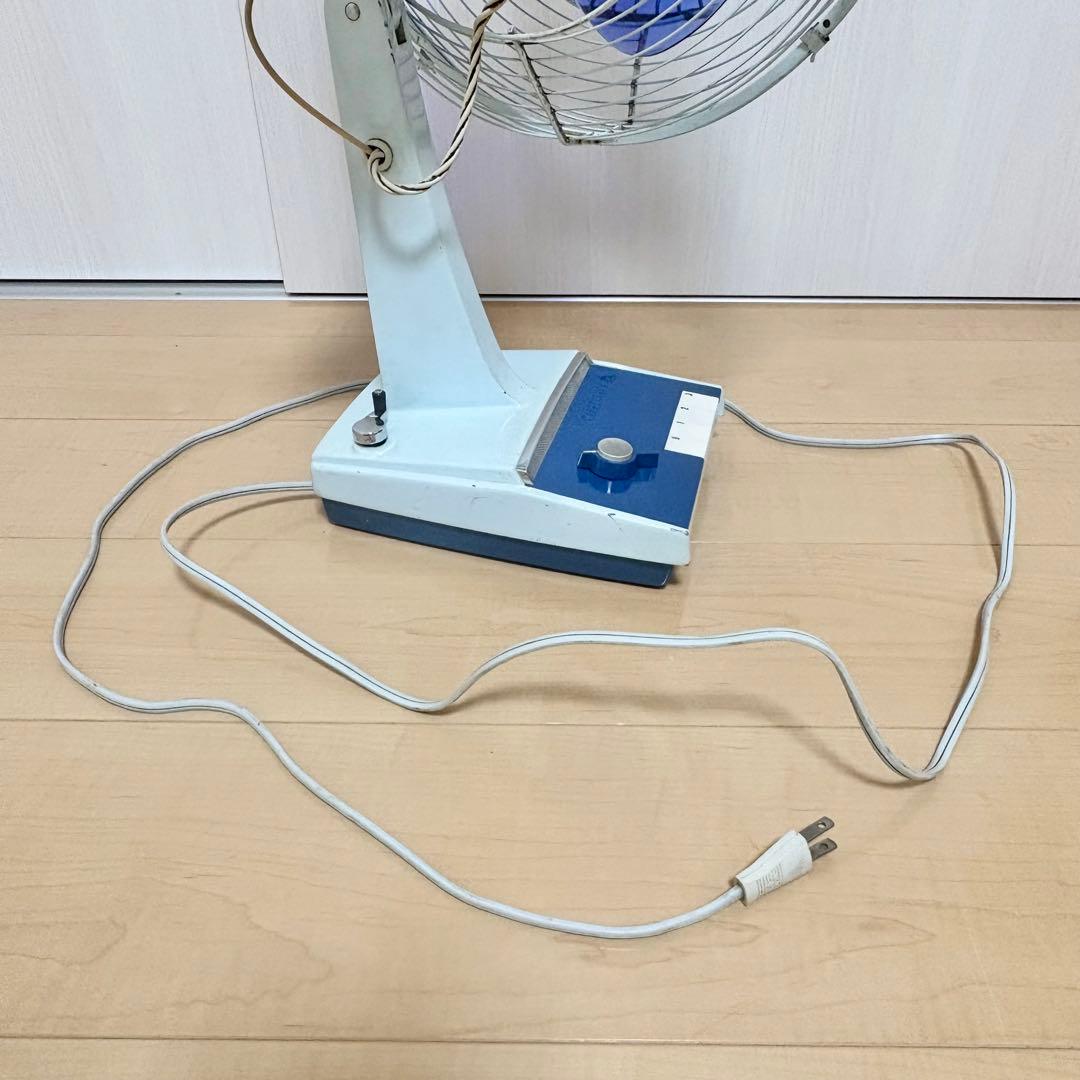 【完全動作】昭和レトロ 三菱扇風機 30cm D30-F型