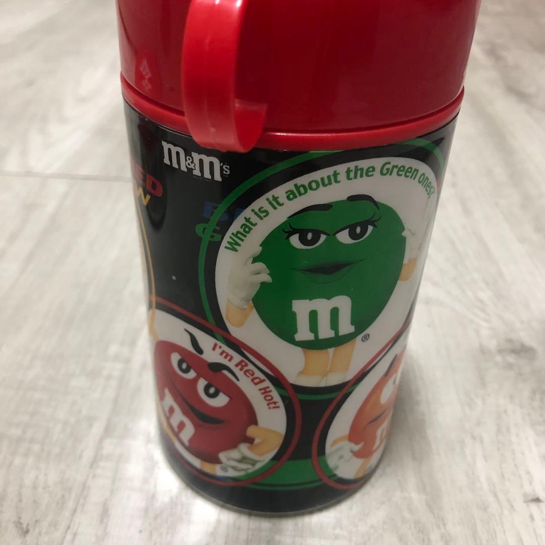 未使用デッドストックアメリカ限定M&M’sビンテージ水筒&小物れ3点セット