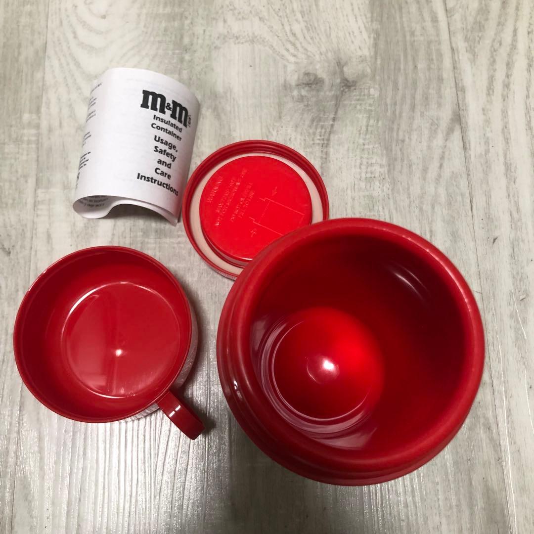 未使用デッドストックアメリカ限定M&M’sビンテージ水筒&小物れ3点セット