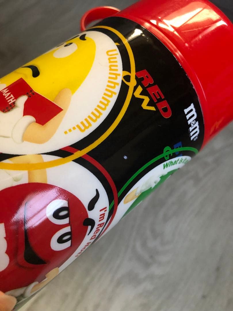 未使用デッドストックアメリカ限定M&M’sビンテージ水筒&小物れ3点セット