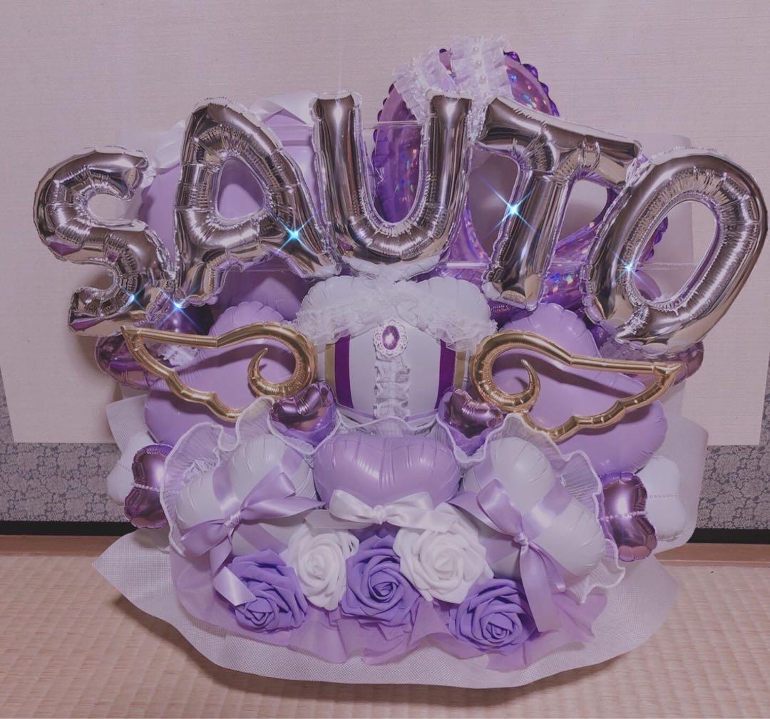 バルーンアレンジ バルーンギフト　生誕祭　推し　フラスタ　卓フラ
