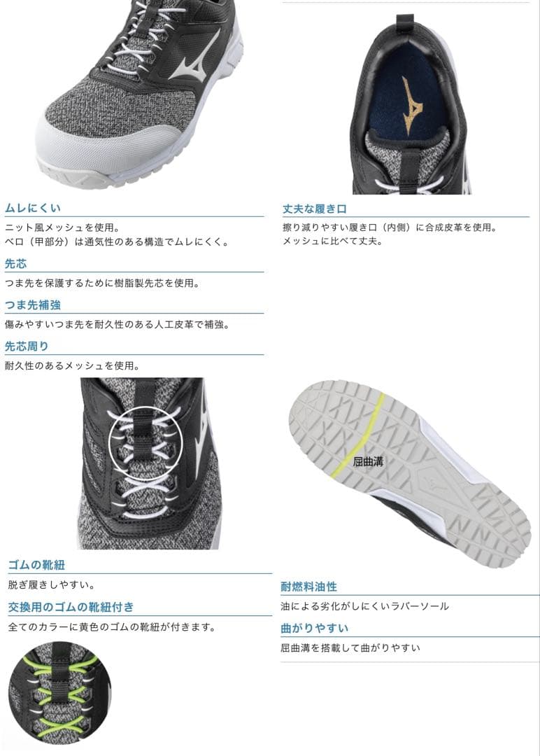 MIZUNO オールマイティ ES31L ゴム紐 27cm F1GA1903