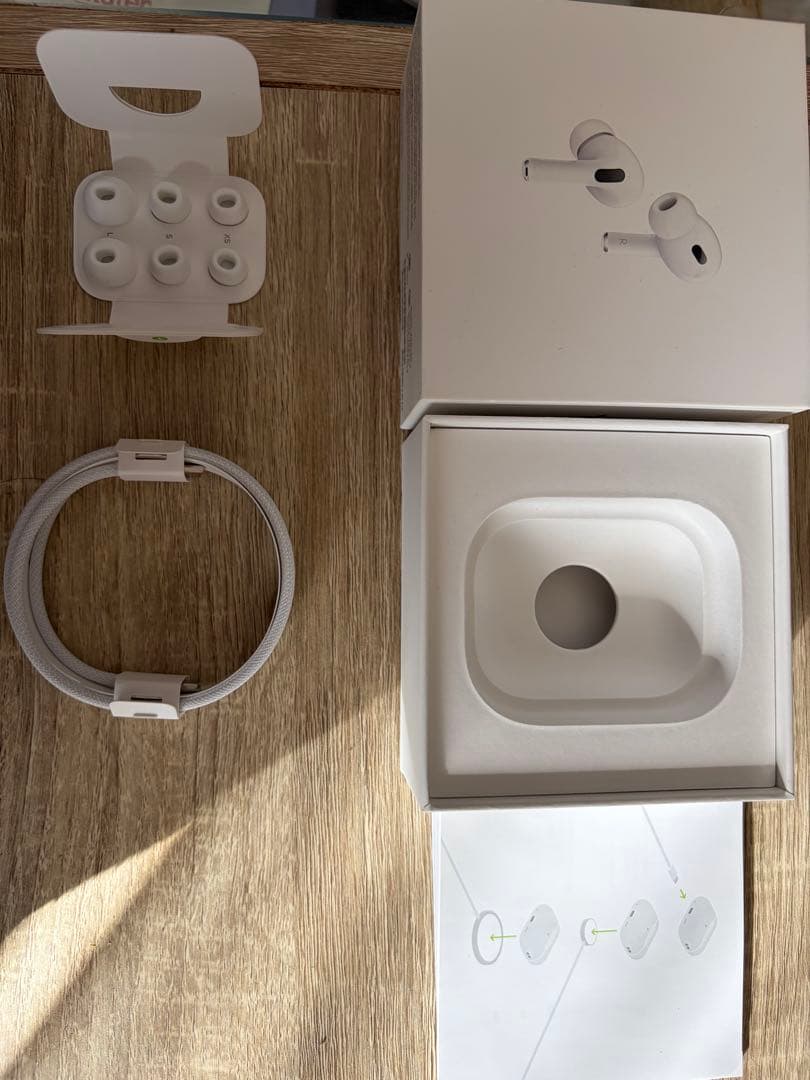 Apple AirPods Pro2 左耳のみ 充電ケーブル・イヤーピース・箱付
