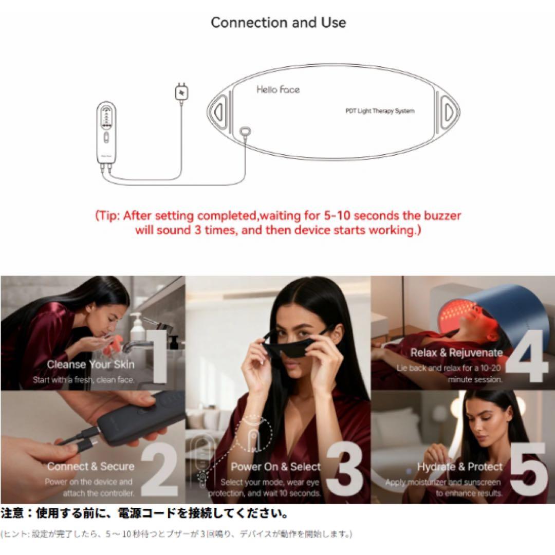 hello face L6 PDT Light Therapy ハローフェイス