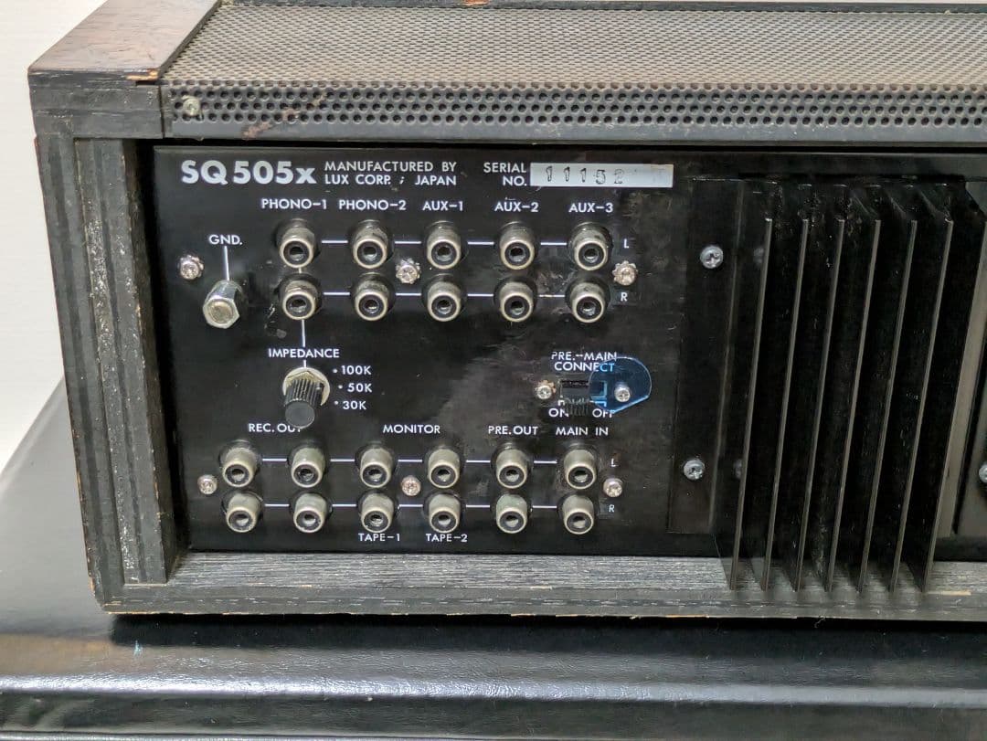 LUXMAN SQ505X　メンテ&特性確認済