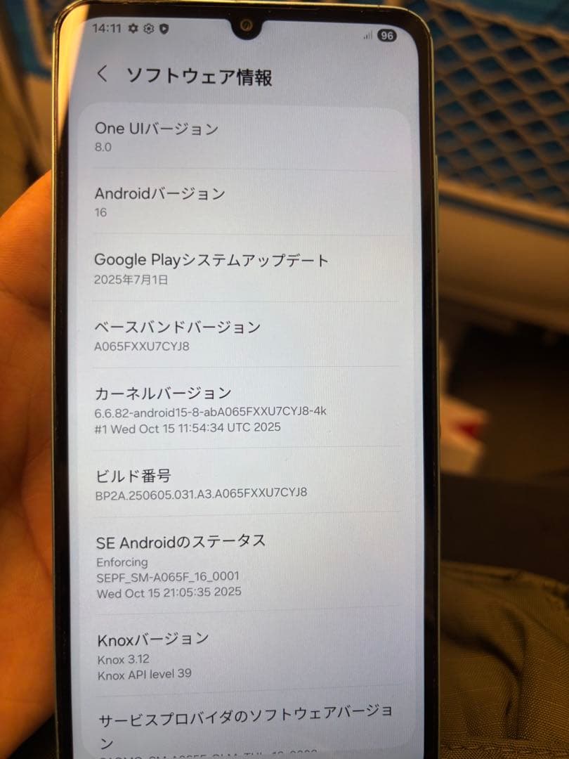 Samsung Galaxy A06 SM-A065F 本体美品 動作確認済み◎