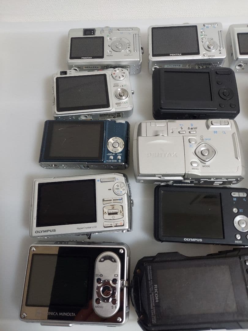 デジカメ　15台　まとめ売り　ジャンク　Panasonic　CASIO