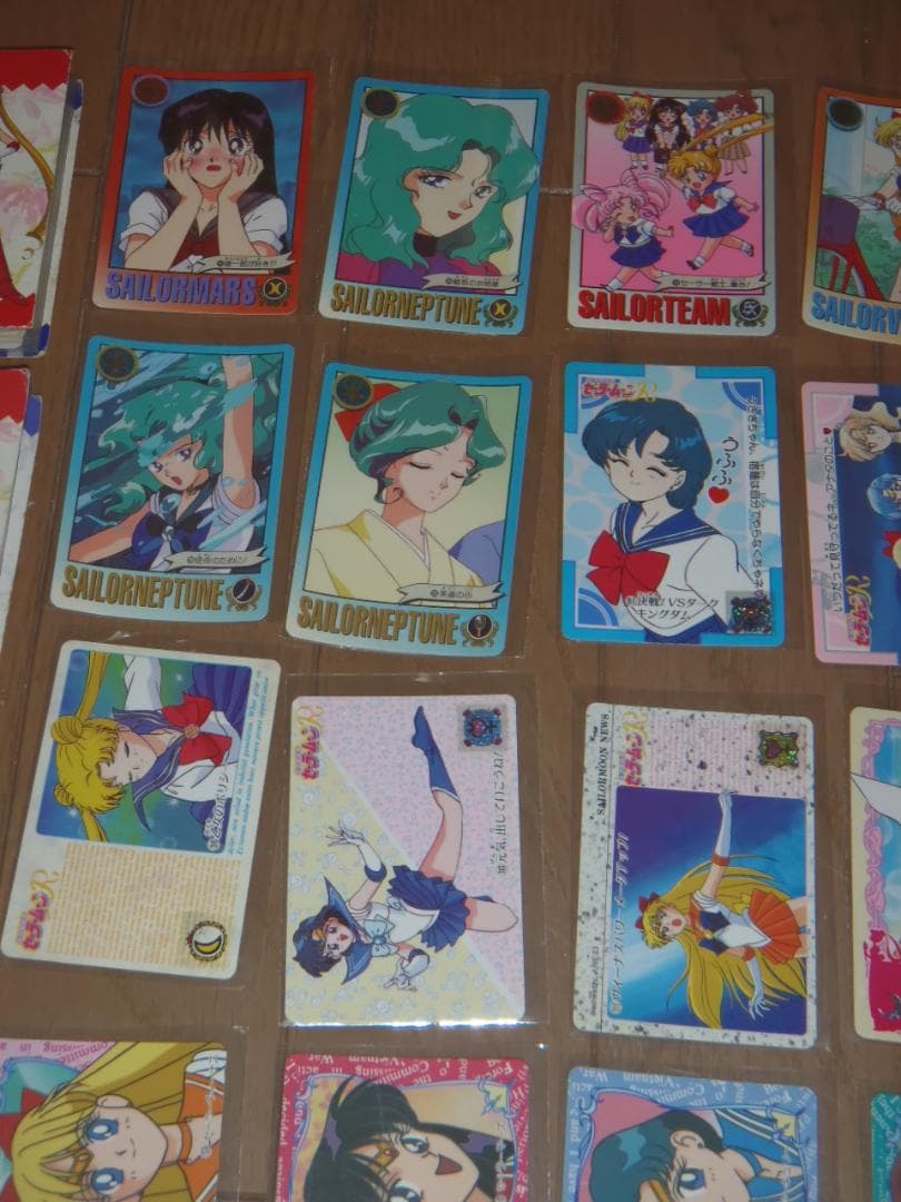 美少女戦士セーラームーン　カードダス65枚＆ミニアルバム３冊セット