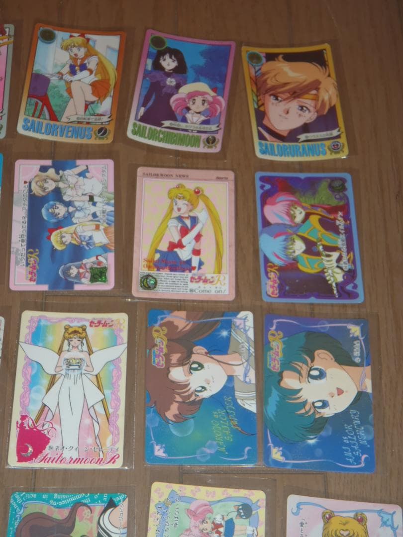 美少女戦士セーラームーン　カードダス65枚＆ミニアルバム３冊セット