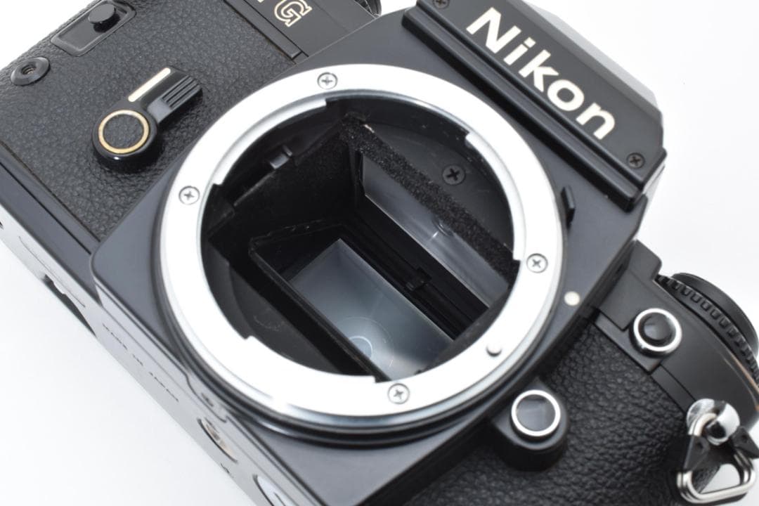 美品　NIKON FG ブラック フィルムカメラ モルト新品交換済 H021