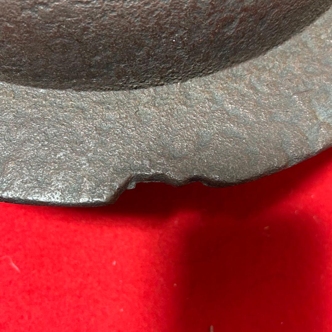 帯霰地紋透木釜　茶道具懐石鵬雲斎坐忘斎淡々斎即中斎棗水指茶杓水屋茶碗釜而妙斎