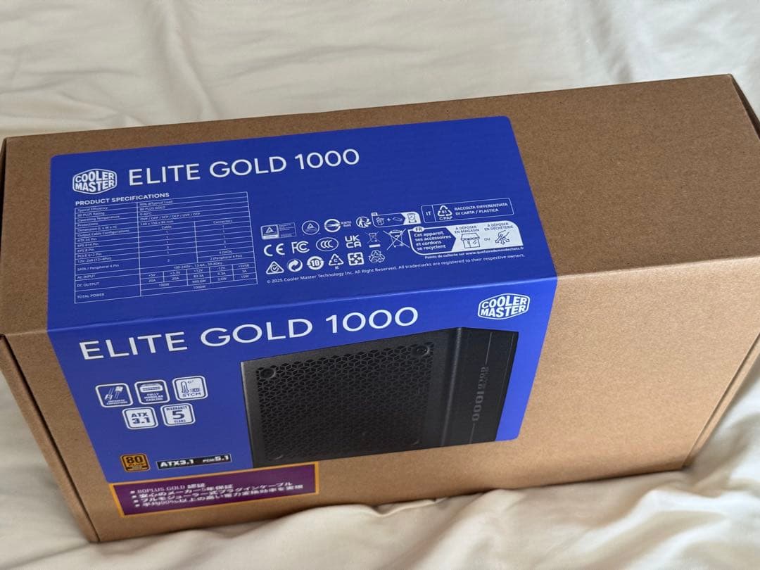 電源ユニット Cooler Master ELITE Gold 1000