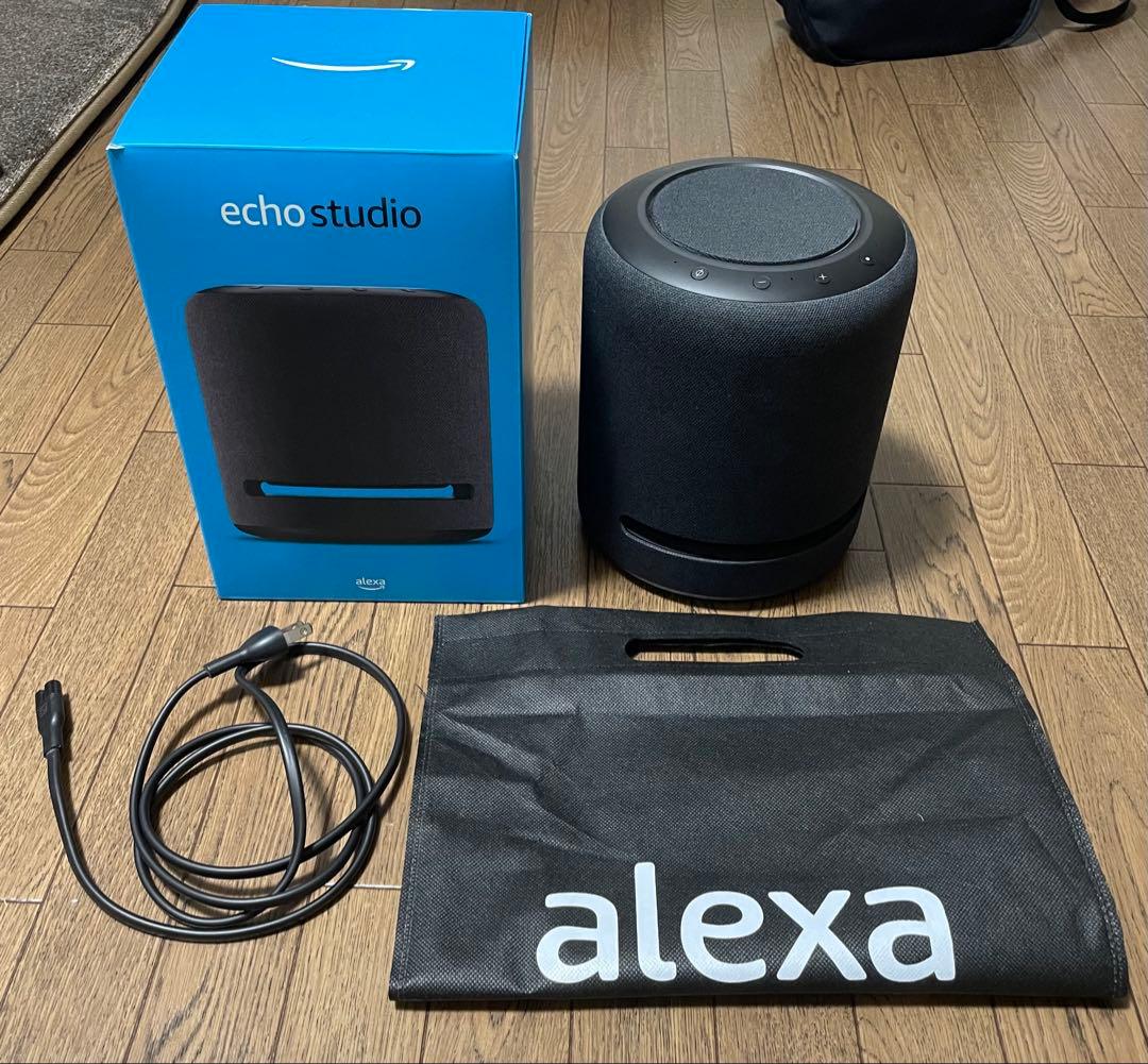Echo Studio ブラック 本体と付属品 Alexa アレクサ