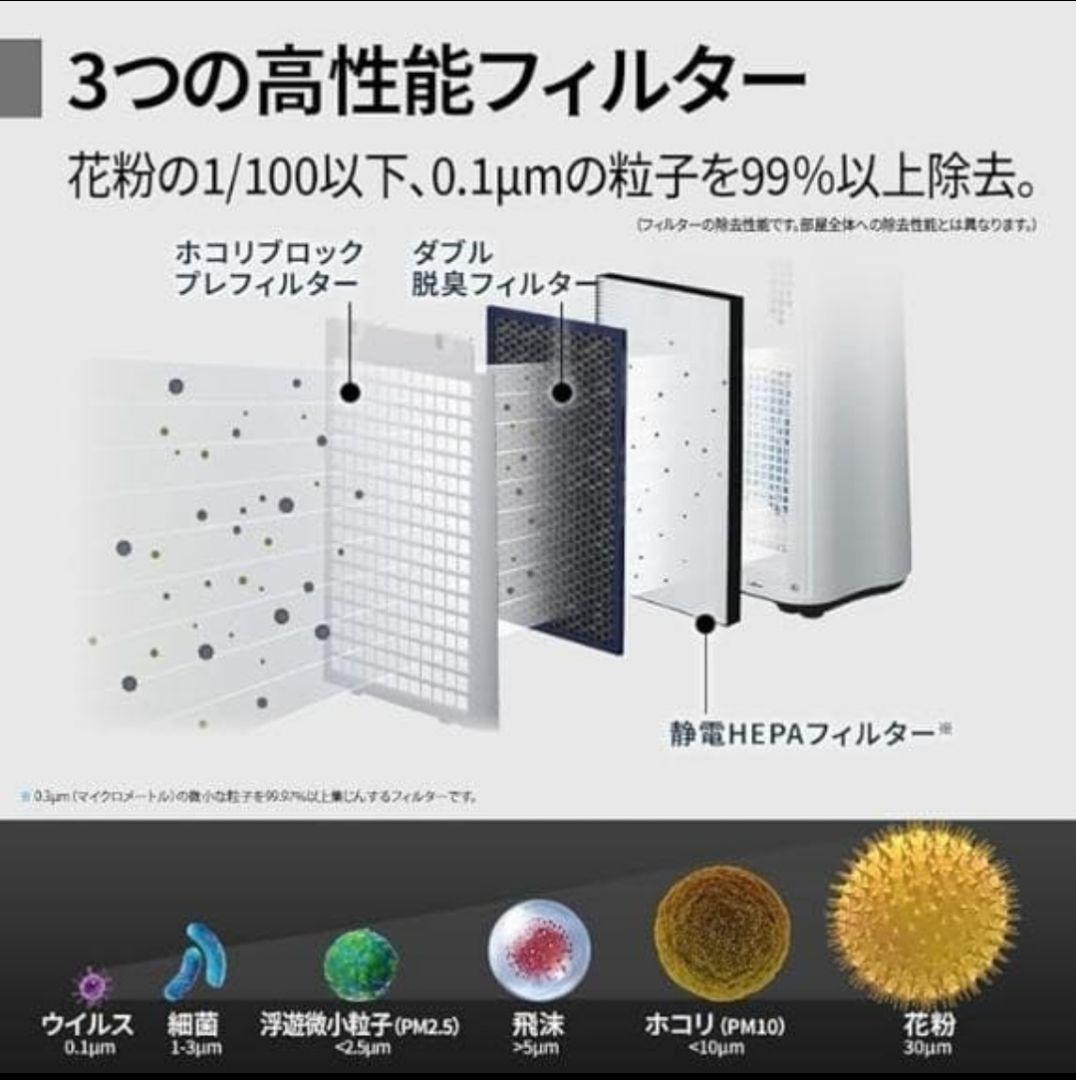 新品未開封加湿空気清净機 SHARP KC-S50W-W 2025年製