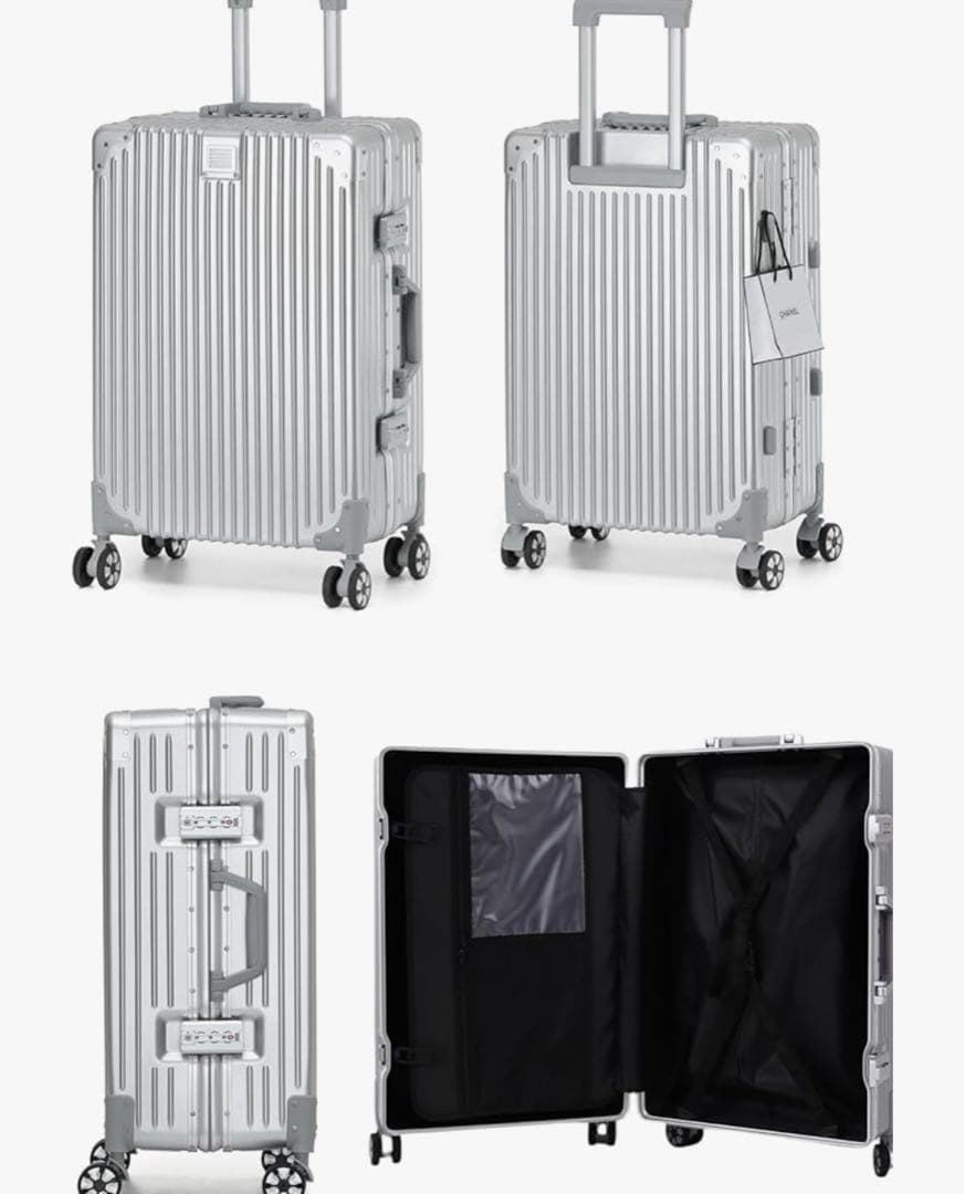 スーツケース アルミ キャリー ケース Mサイズ 50L 25-593