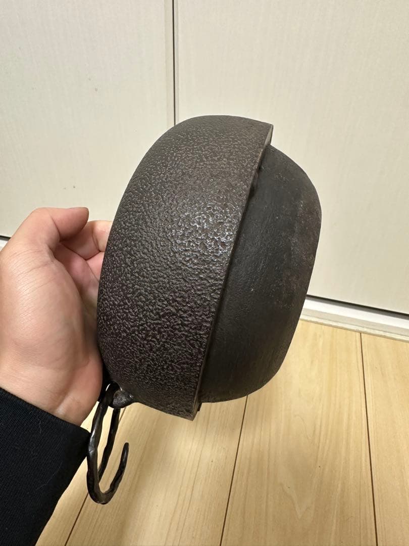 鉄釜　江戸時代　骨董　古美術　工芸品