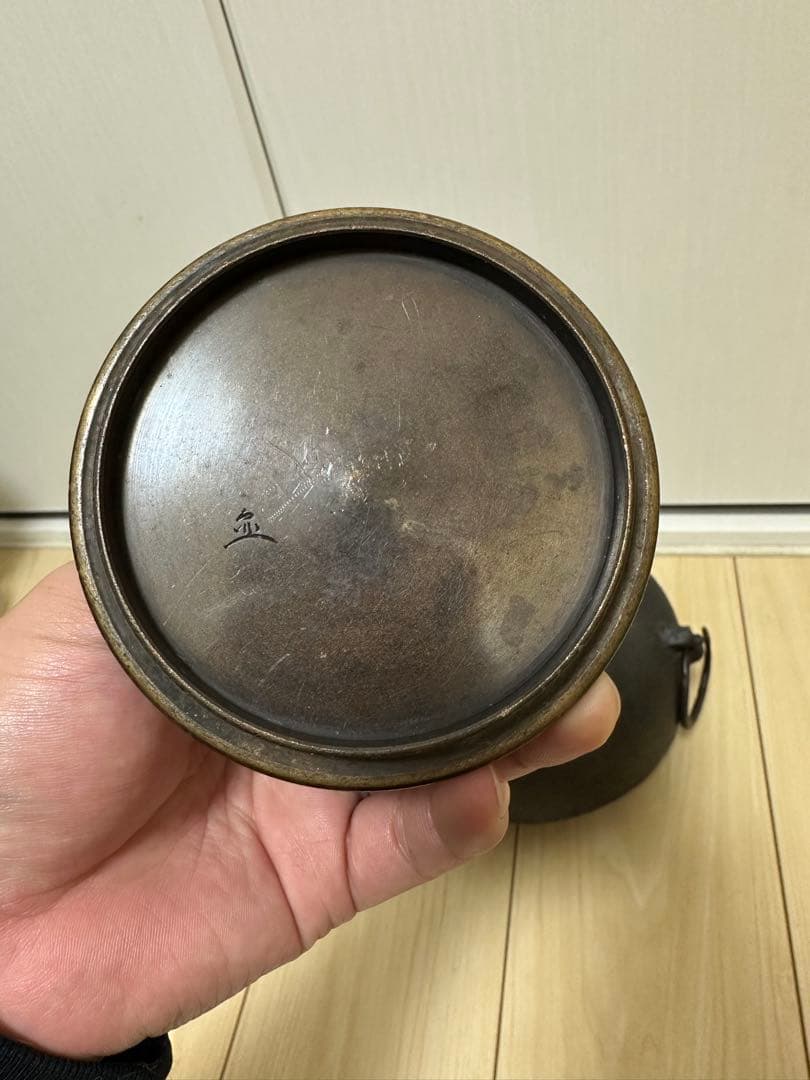 鉄釜　江戸時代　骨董　古美術　工芸品