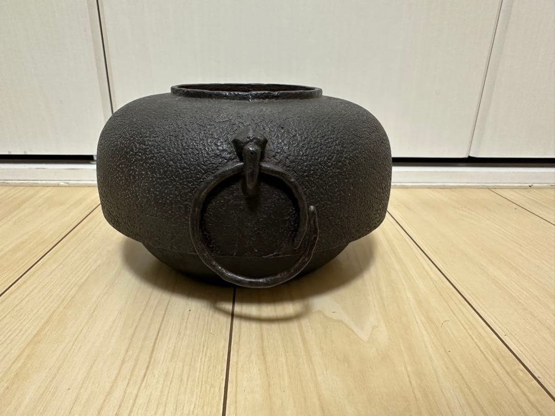 鉄釜　江戸時代　骨董　古美術　工芸品