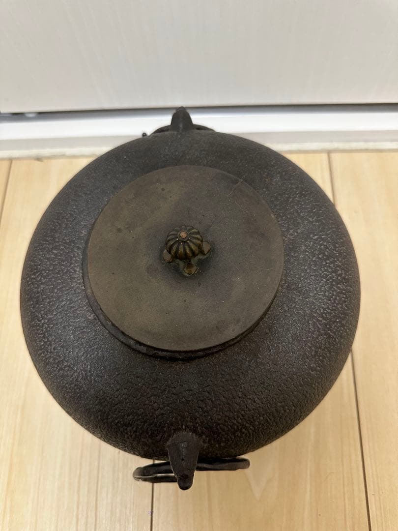 鉄釜　江戸時代　骨董　古美術　工芸品
