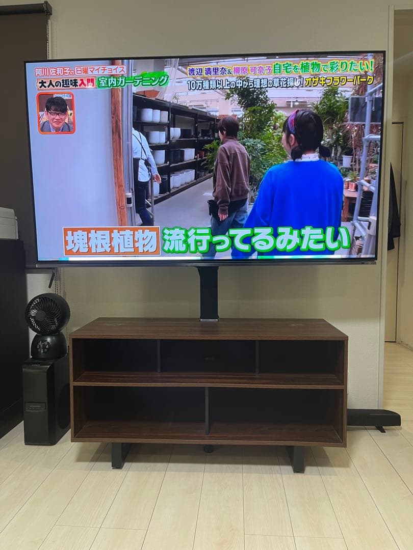 直接引取限定　有機EL REGZA 65インチ 訳あり テレビスタンド付