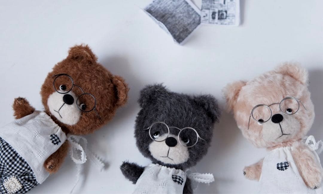 かわいいテディベアさん ピンク アーティストベア 海外作家様 ハンドメイド くま