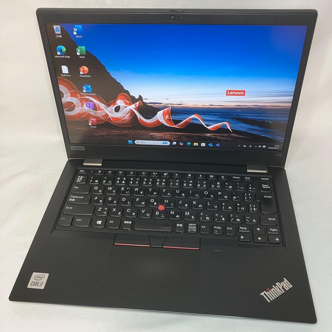 準美品 ThinkPad L13 i7 16GB 512GB SSD フルHD