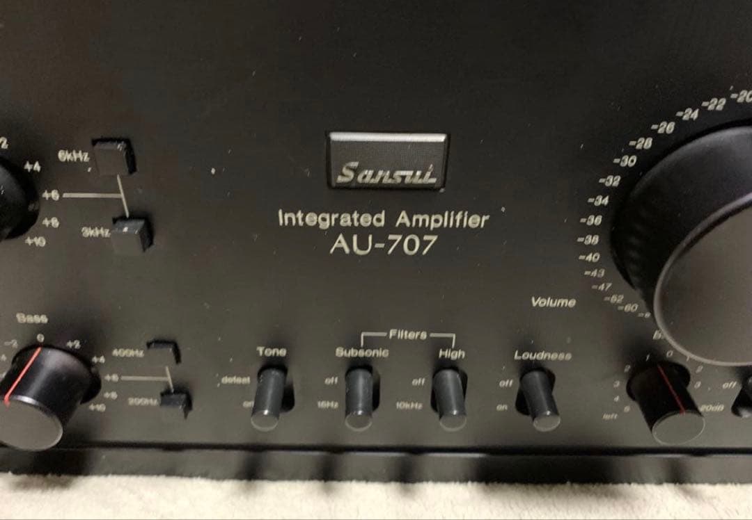 ジャンク品　SANSUI AU-707 プリメインアンプ