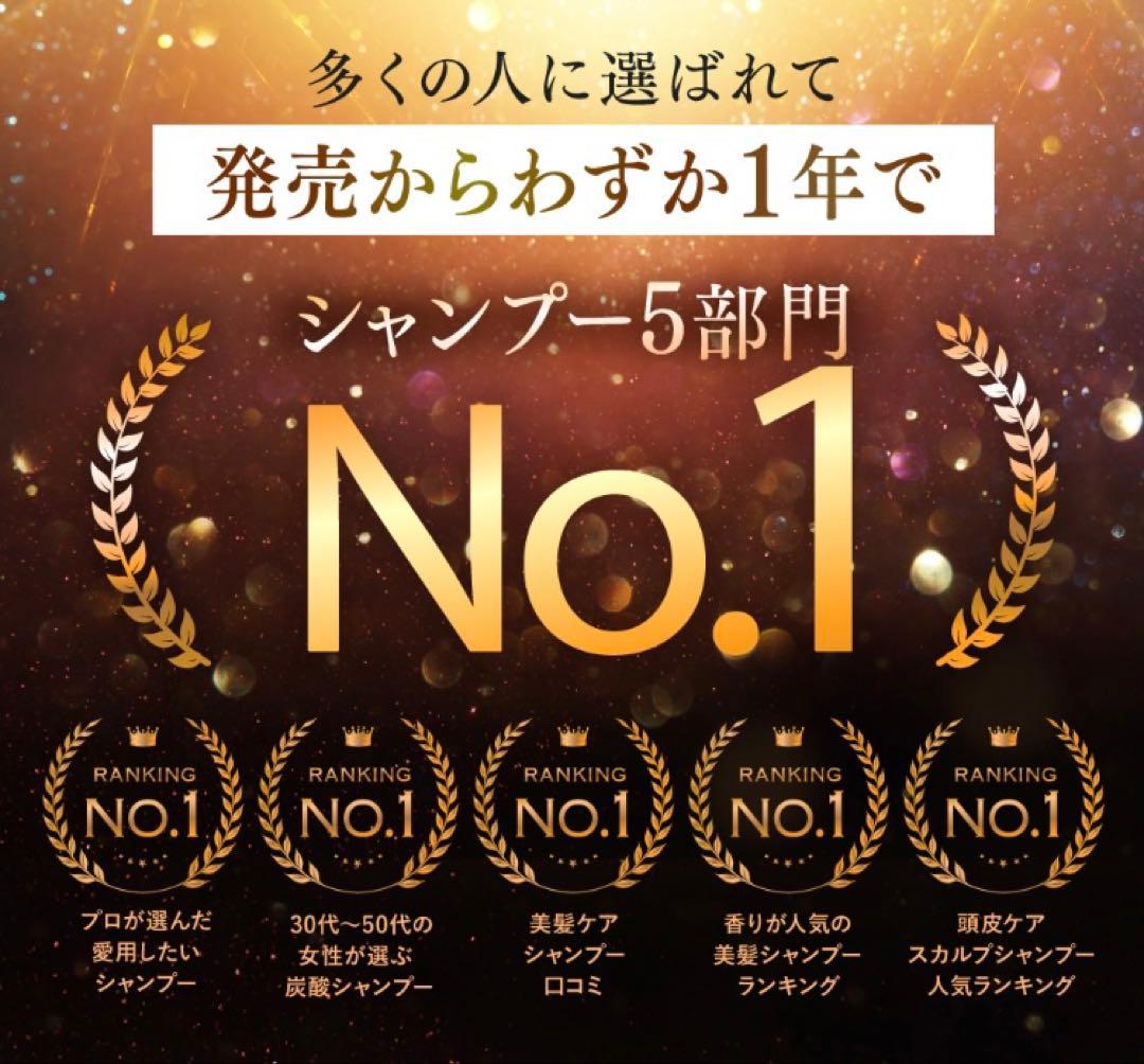 炭酸シャンプー　ビーリス　炭酸　シャンプー　オーガニック　４本　人気
