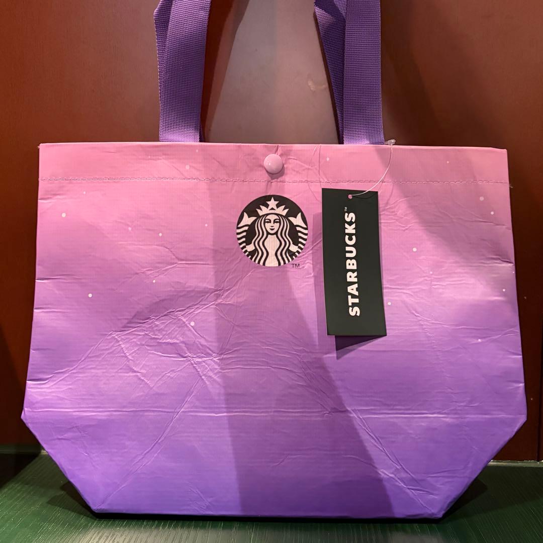 スターバックス 紫色 ショッパー