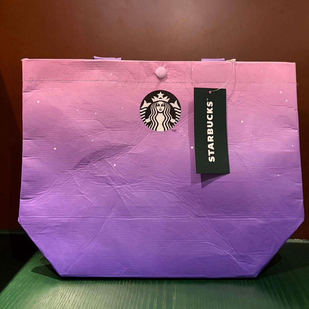 スターバックス 紫色 ショッパー