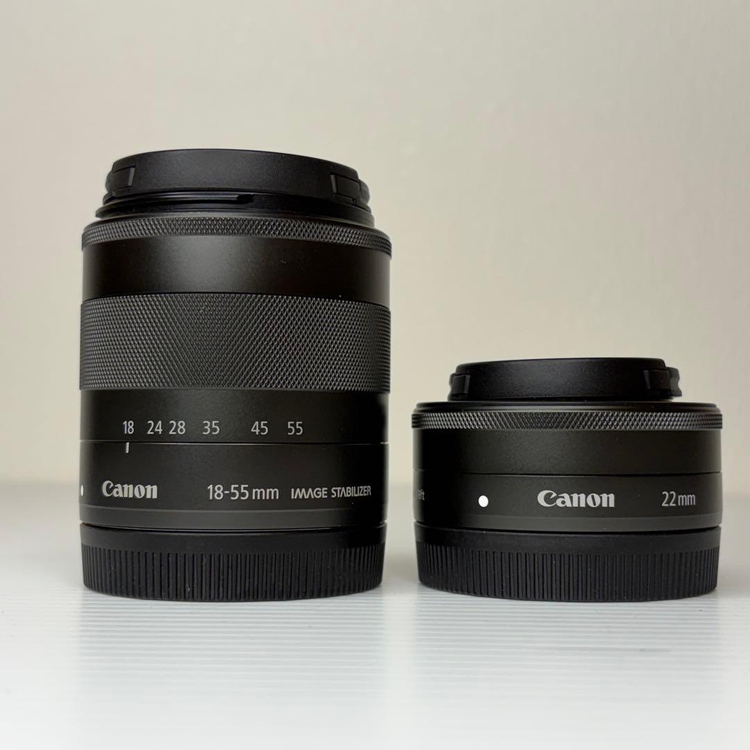 ⭐️美品⭐️ Canon ミラーレス一眼カメラ EOS M ダブルレンズキット
