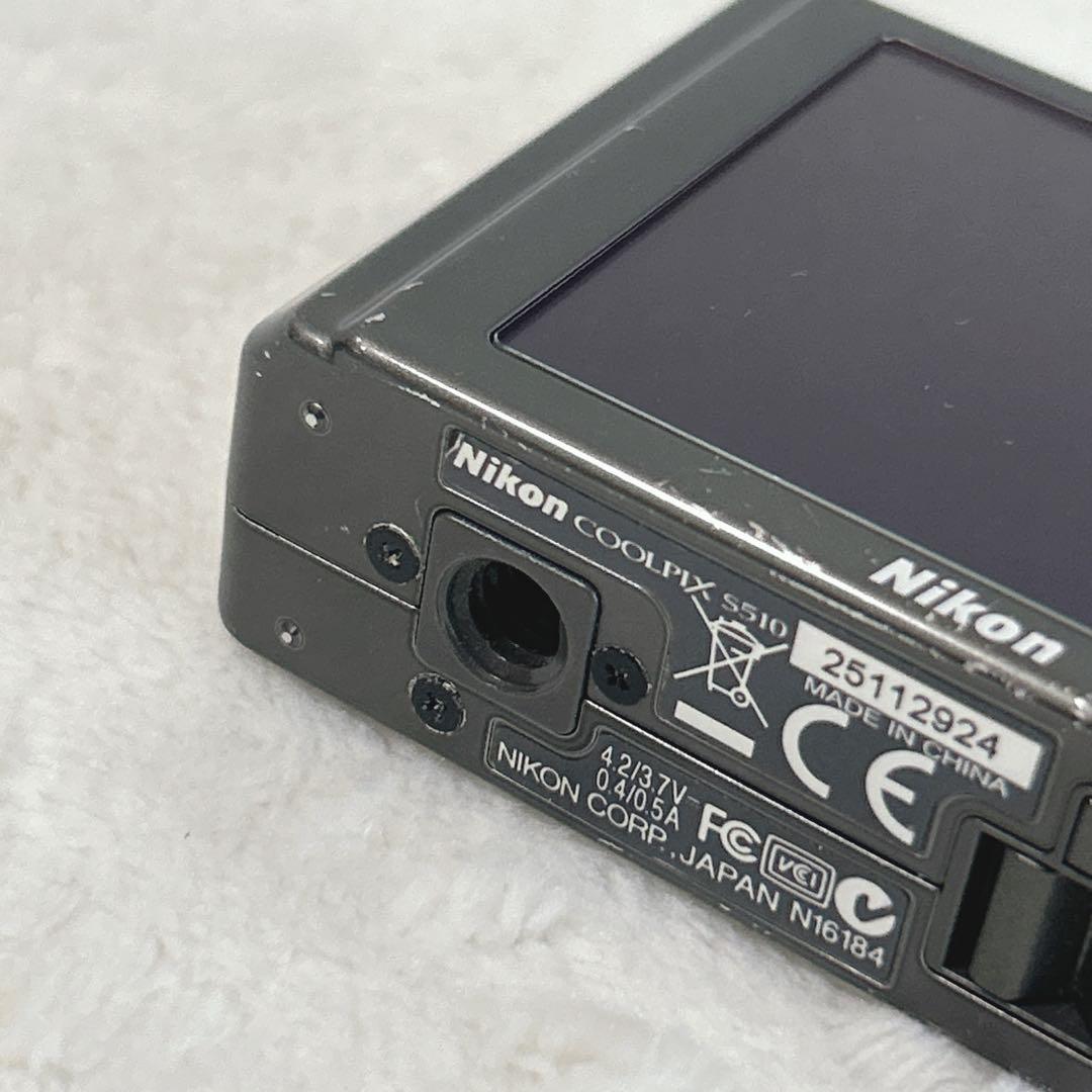 ✨動作品✨ Nikon COOLPIX S510 8.1メガ　アーバンブラック