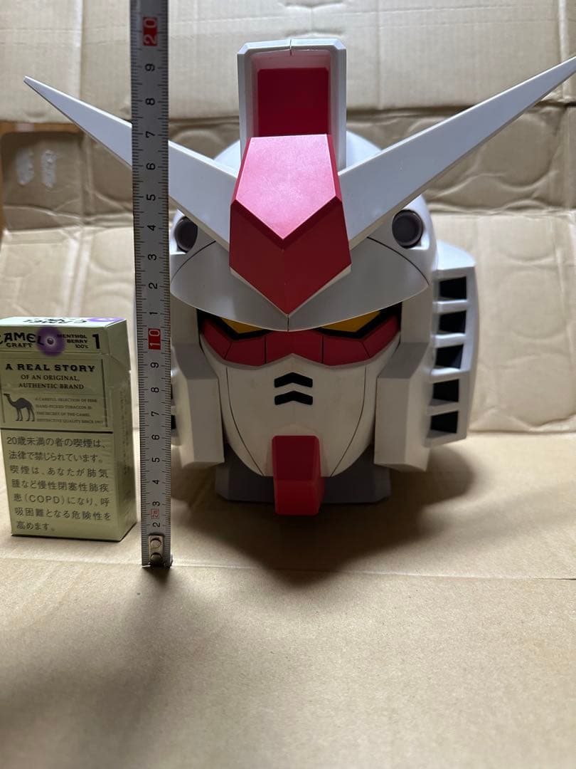 ガンダムヘッド 点灯機能付き 貯金箱